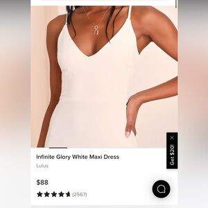 White Lulus Fit and Flare